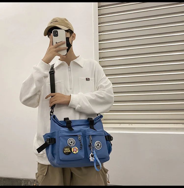 Japanese Harajuku School Bags for Teenage Girls Casual Fashion Crossbody Bag New Trendy Shoulder Bag Student Backpack Hand Bags