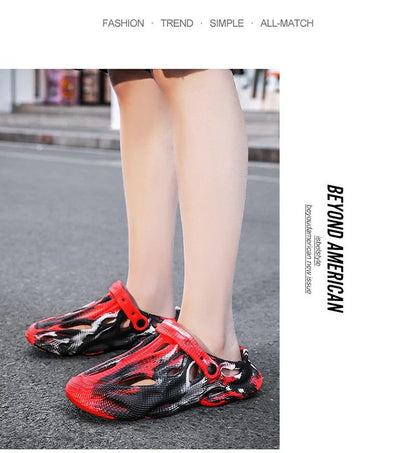 Novelty Hot Sale Garden Shoes for Women Mens Sandals EVA Lightweight Beach Clogs Summer Beach Zapatos Hombre for Men and Women