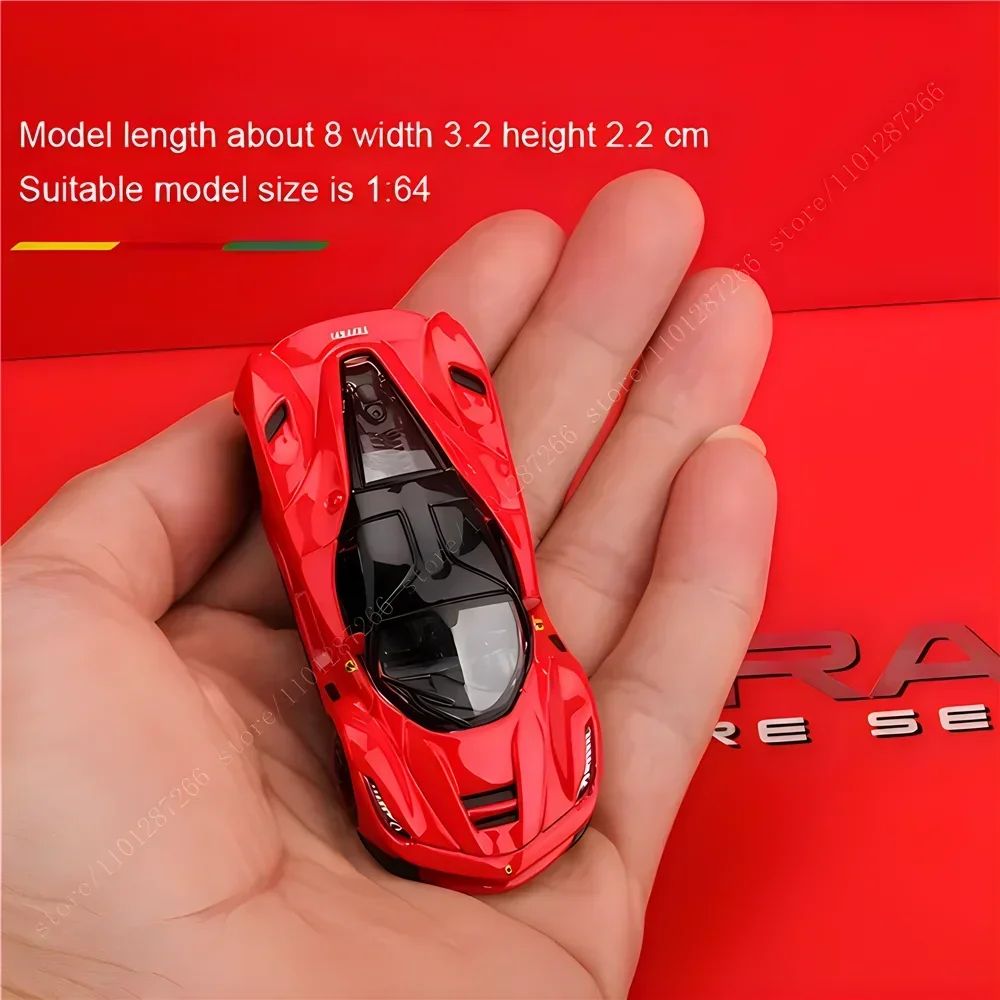 Bburago 1:64 Ferrari Enzo Réplica Carro Modelo Escala F40 F50 458 488 296 Diecast Miniatura de Tráfego Arte Figura Brinquedo Menino Criança