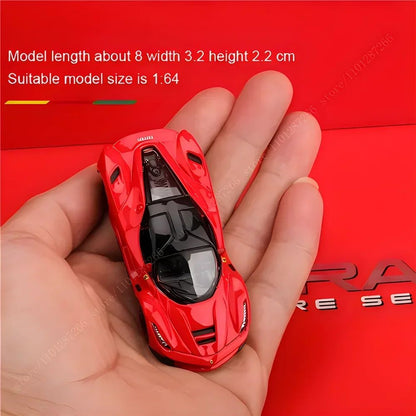 Bburago 1:64 Ferrari Enzo Réplica Carro Modelo Escala F40 F50 458 488 296 Diecast Miniatura de Tráfego Arte Figura Brinquedo Menino Criança