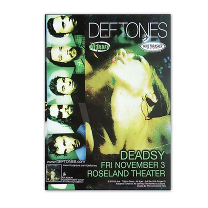 Retro Inspired Band Themed Wall Art D-Deftones Posters Classic Music Album Canvas Painting Ideal for Home Room Decor