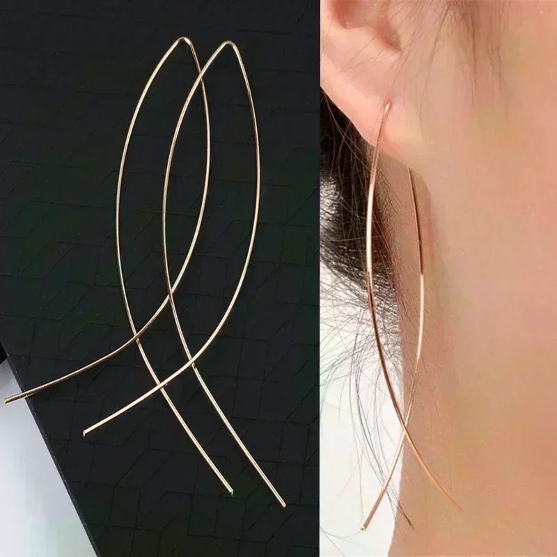 Nova Tendência de Moda Design Exclusivo Elegante e Requintado Brincos Retangulares de Zircônia Para Mulheres Joias Festa de Casamento Presentes Premium