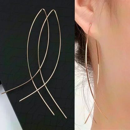 Nova Tendência de Moda Design Exclusivo Elegante e Requintado Brincos Retangulares de Zircônia Para Mulheres Joias Festa de Casamento Presentes Premium