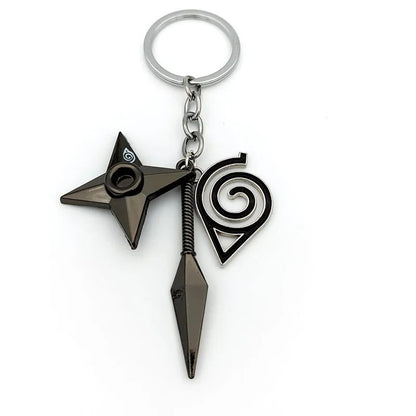 Anime Naruto Chaveiro Brinquedo Kunai Shuriken Konoha Ninja Carro Mochila Xiao Organização Nuvem Vermelha Chaveiro Acessórios Presente