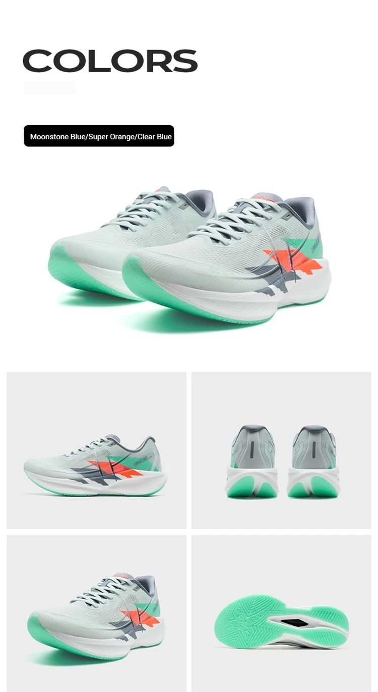 Xtep 360X 2.0 Running Shoes For Men Summer Comfortable Wear-Resistant Lightweight Marathon Training Running Shoes 975219110053