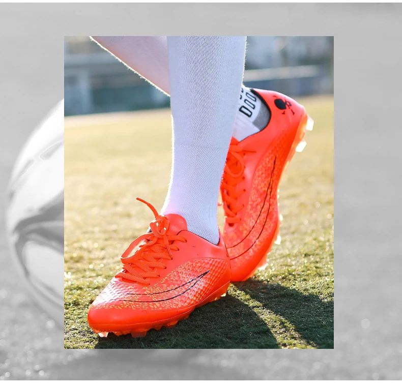 Men Society Soccer Shoes Cleats TF/FG Indoor Non Slip Original Professional Fast Football Shoes Grass Training Football Boots