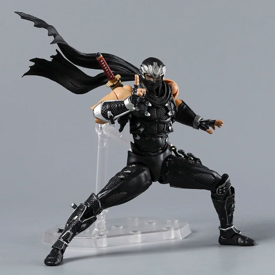 Revoltech Ryu Hayabusa Boneco de Ação PVC Modelo Ornamento Brinquedo Coleção Presente