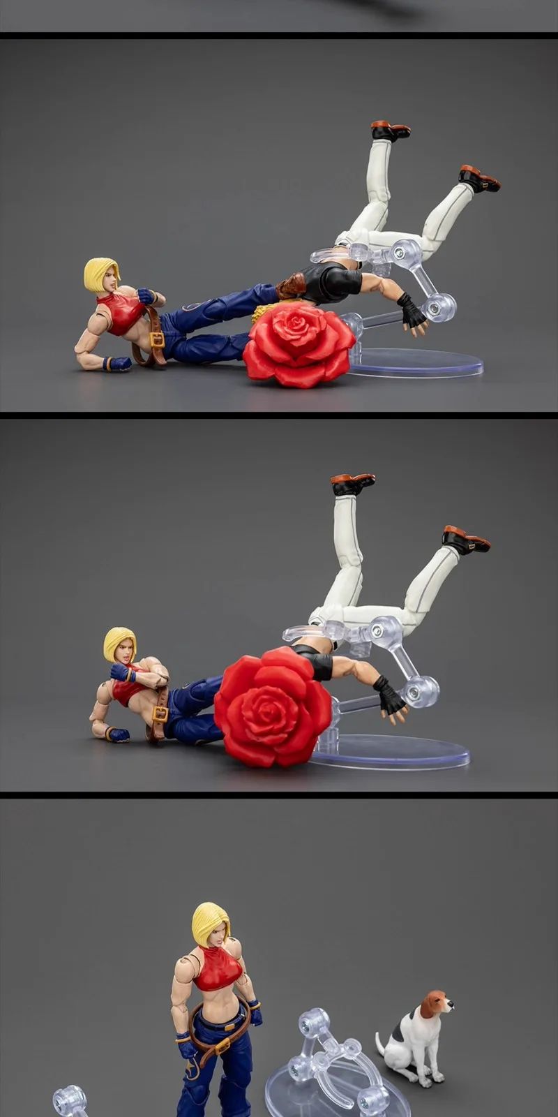JOYTOY SNK KOF '98UM' 97 Special Team Ryuji Yamazaki Billy Kane Blue Mary 1/18 Bonecos de Ação Modelo Colecionável Brinquedo Presente para Menino