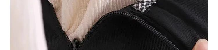 Plus Size High-waisted Slimming Black Draped Skirt Medium-length Umbrella Skirt For Women Thinning A- line Body Shaper