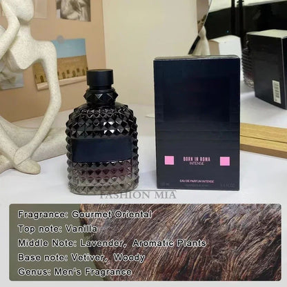 100ml Quente Marca Perfume Designer Garrafa de Vidro Mr Darkness Longa Duração Rosa Eau