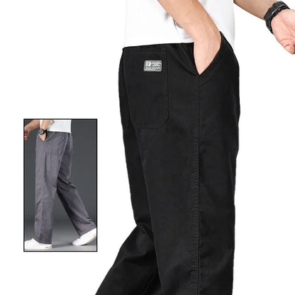 Calça Masculina Casual Plus Size 6GG Algodão Folgada Comprida Calça Esporte Elástico Cordão Moletom Masculina Calça Jogger Masculina Outono