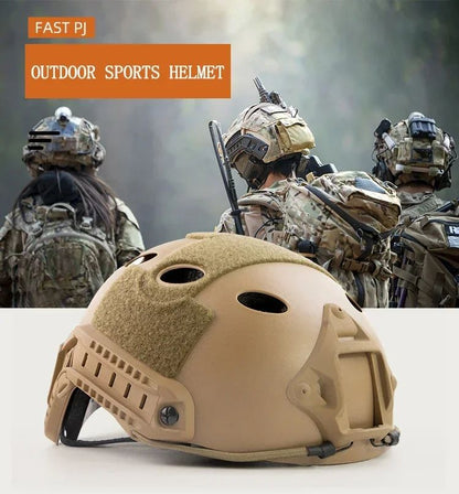 Capacete FAST Airsoft MH Capacete ABS Novo Engrossado para Esportes ao Ar Livre PJ Air Gun Tiro CS Equipamento de Proteção para Adulto