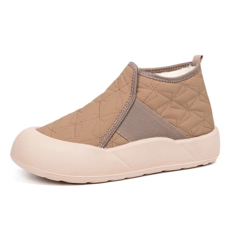 Winter Women's Boots Warm Plush New Platform Snow Boots Anti Slip Waterproof Comfort Lightweight Indoor Casual Warm Cotton Shoes