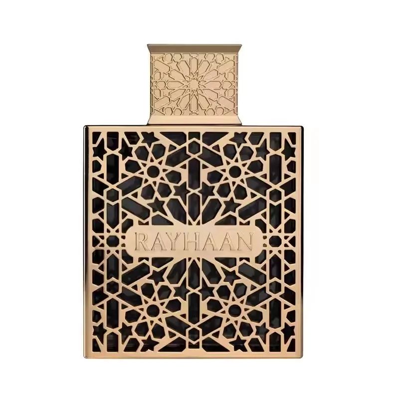 Perfume Gold-Lattice Arabesque Eau De Parfum Opulento Oriental Amadeirado Intrincado Luxuoso Alta Qualidade Fixação Duradoura Spray