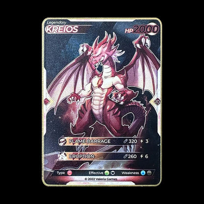 Pokémon 183200 Pontos Alto HP Cartas de Metal Douradas Pretas Inglês Francês Vmax Mega GX Coleção de Cards Charizard Pikachu Mewtwo