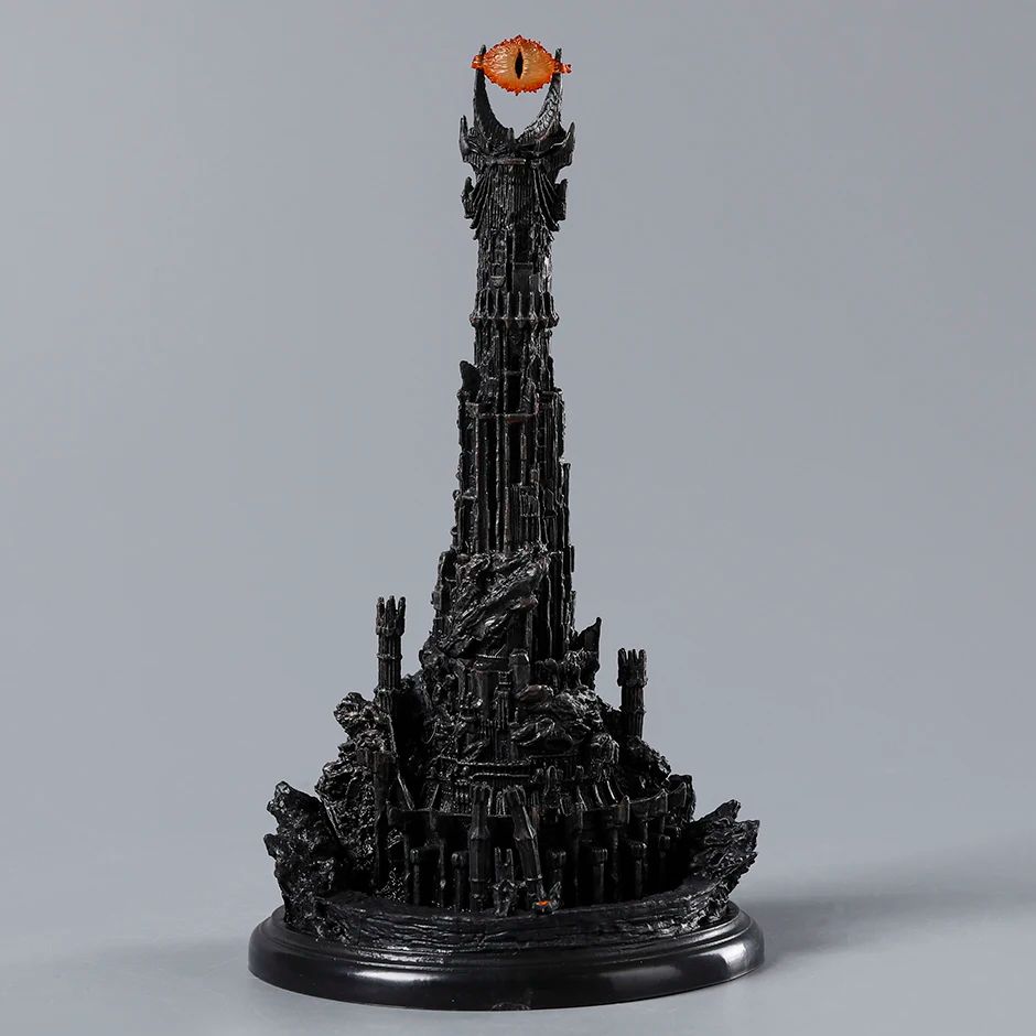 Barad-dûr Torre Olho de Sauron PVC Figura Modelo Boneco Brinquedo Colecionáveis Figuras