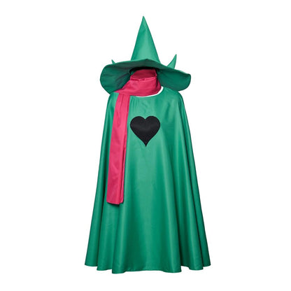 Undertale Ralsei Cosplay Costume Cloak With Scarf Hat Set Deltarune Ralsei Cosplay Outfit For Adult Halloween Party Fany Suit