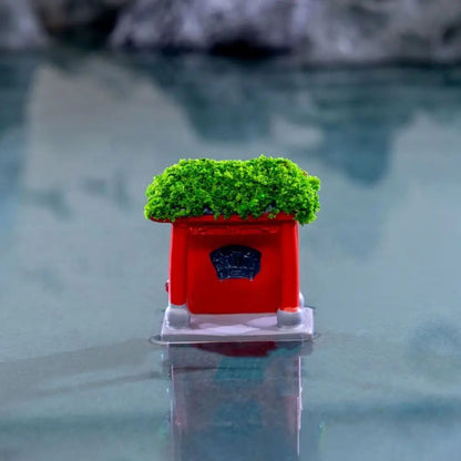 1SET Doll House Miniature Bench Stools White Chair Cute Fairy Garden Gnome Moss Terrarium Bonsai DIY Craft Home Decoration