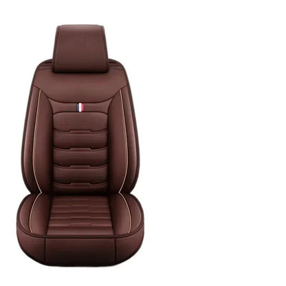 Auto Set Car Seat Covers PU Leather Single Front Split Bench Protector Four Season Universal Fit Most Car SUV Car Accessories