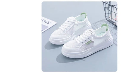2024 White Tennis Athletic Woman Running Shoes Female Casual Sneaker Sports Comfortable Trend Loafers Skateboard Summer Leather