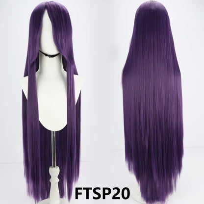 Perucas sintéticas de cabelo rosa com volume de ar, seda de cabelo macia de alta temperatura, cabelo a granel, peruca longa, cacheada, de ondas grandes, lisa, para Cosplay