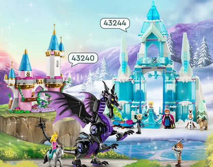 LEGO Novo Produto de Junho Animação Disney 43243 O Pequeno Rei Leão Simba Brinquedos de Blocos de Montar para Meninos e Meninas