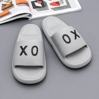 New Men slippers Non-Slip Slide Sandals Thick Soft Platform House Shoes Men Indoor Outdoor Shower Bathroom Slipper Casual Shoes