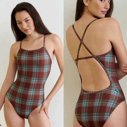 Stunning Sweet Small Chested Girl Professional Racing Sport Style Swimming Training One Piece Swimsuit Women Backless Bikini