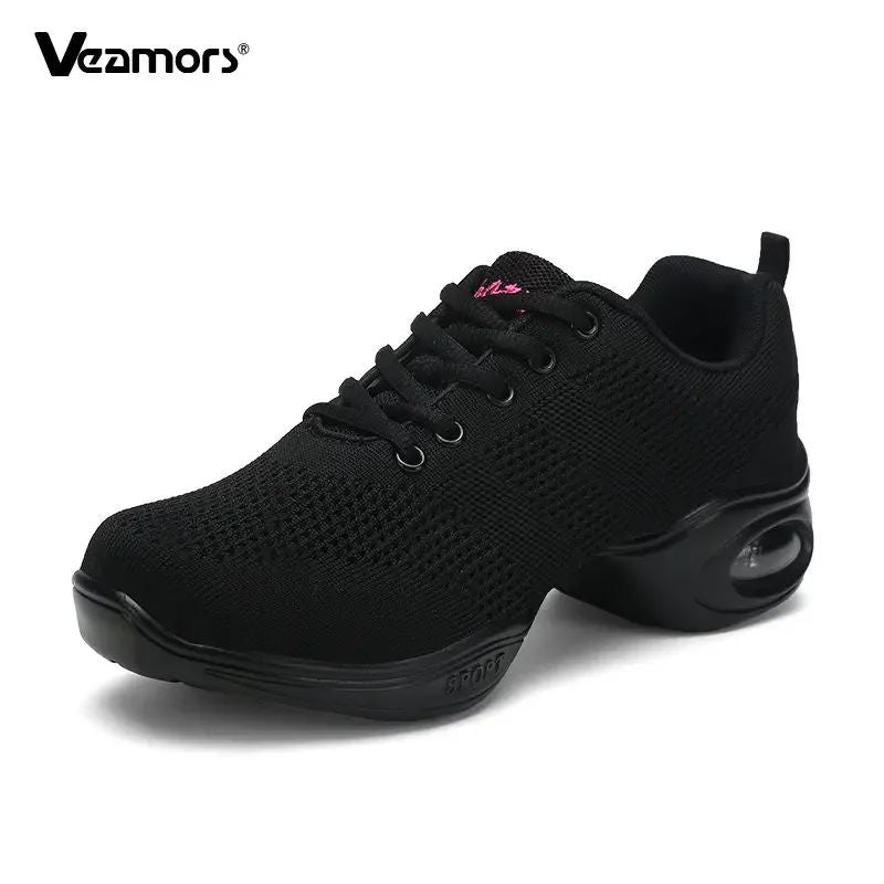 Jazz Dance Shoes For Women's Dance Sneakers Lightweight Breathable Woman Dancing Shoes