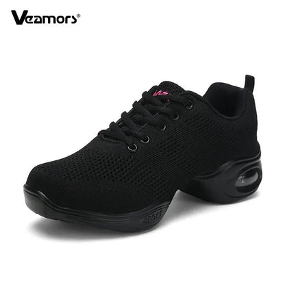 Jazz Dance Shoes For Women's Dance Sneakers Lightweight Breathable Woman Dancing Shoes
