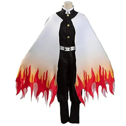 2026 Halloween Rengoku Kyoujurou Cosplay Anime  Cosplay Costume  Kimono Haori Wig Ring