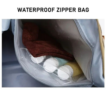 Fashion Travel Bags For Women Large Capacity Men's Sports bag Waterproof Weekend Sac Voyage Female Messenger Bag Dry And Wet