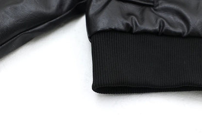 Vintage Men Winter Jackets Fur Collar Fleece Warm Parkas Coats Streetwear Harajuku Leather Jackets Casual Padded Jackets Outwear