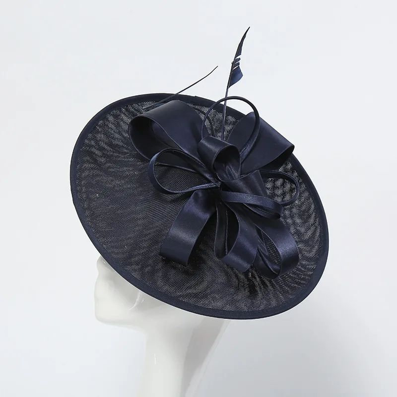 Wedding Mesh Fascinators for Women Tea Party Hat Kentucky Derby Headpiece Feather Fancy Hats Wedding Church Hatinator Headband