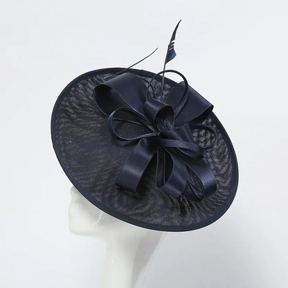 Wedding Mesh Fascinators for Women Tea Party Hat Kentucky Derby Headpiece Feather Fancy Hats Wedding Church Hatinator Headband
