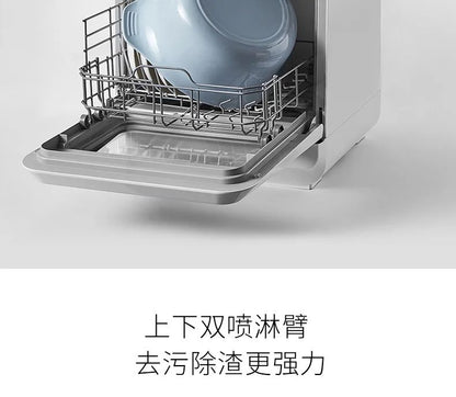 Dishwasher Household Small Desktop Installation-Free 6-Person Fully Automatic Water Inlet Table Dishwashing Machine new
