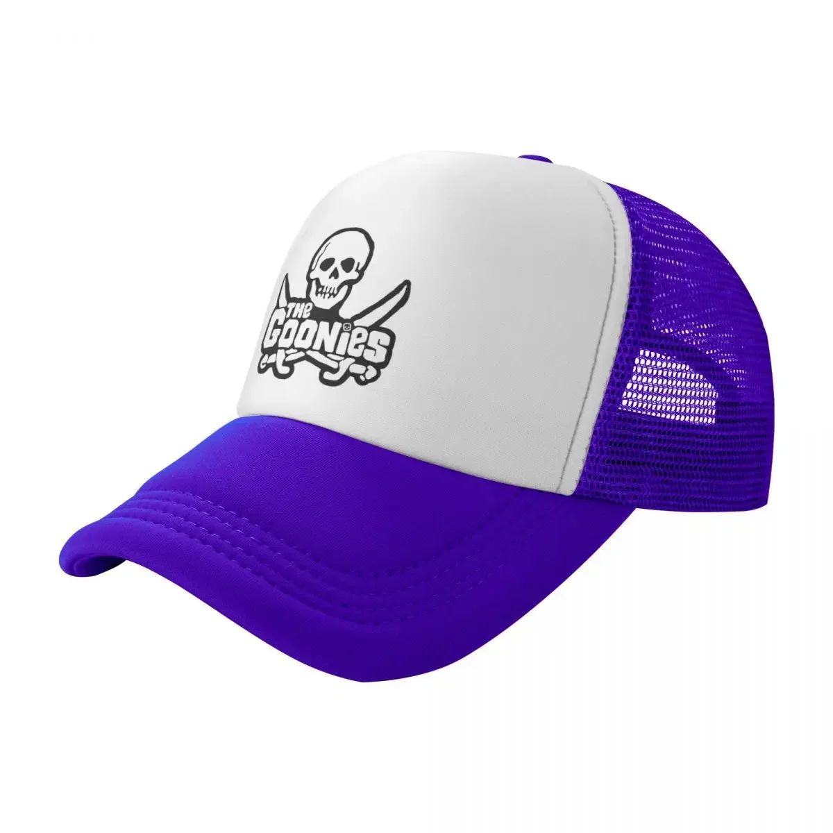 Bonés de Beisebol The Goonies Fashion Sun Caps Chapéu Caveira e Ossos Cruzados Bonés de Sol Respiráveis Bonés Snapback Atacado Novo Boné Trucker