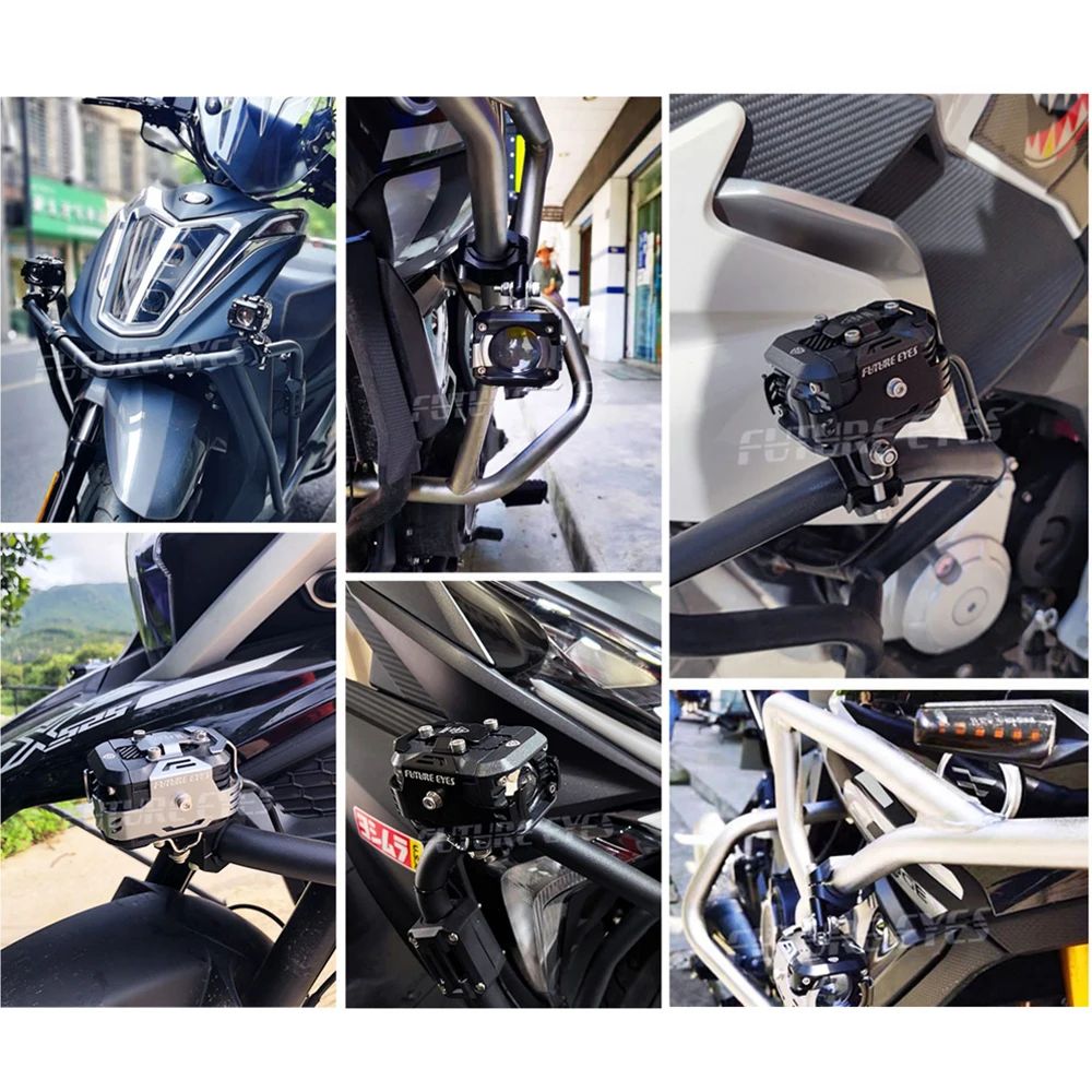 Future Eyes F150 Wireless Led Electric Super Bright Vehicle Auxiliary High Power for 1200GS F800 Switch Motorcycle Fog Lights