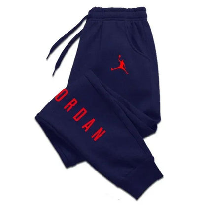 New style printed sport pants suitable for both men and women, luxurious long-distance running pants, casual fitness pants