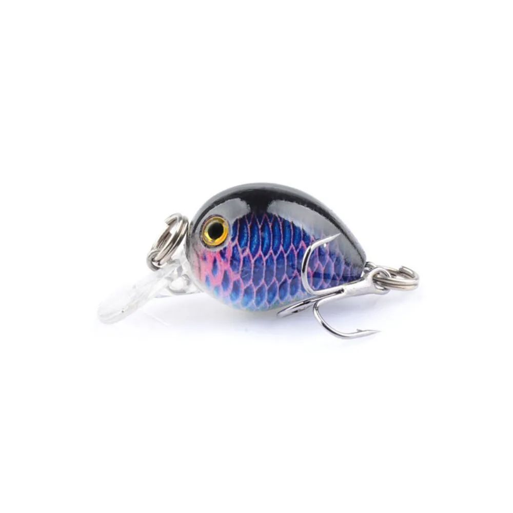 Novo Wobbler de Pesca para Carpa Isca Artificial Anzol Único BKK Isca Falsa a Laser Luya Rocha Água Flutuante "Homenzinho Gordo" 3,3CM/2G