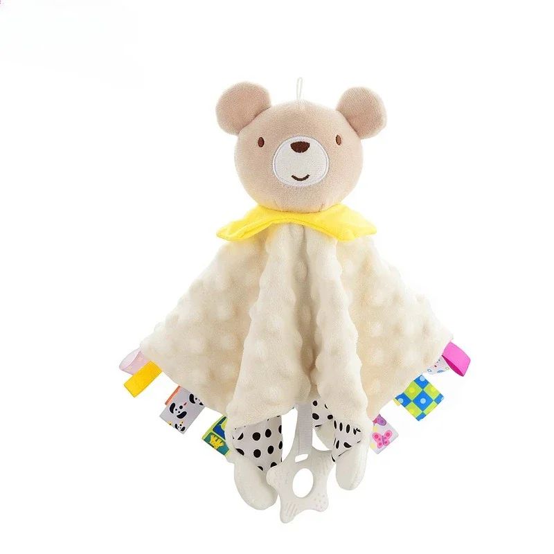 Muslin Baby Comfort Towel Cotton Comforter Blanket Soft Newborn Sleeping Dolls Kids Fashion Sleep Toy Soothe Appease Towel Bibs