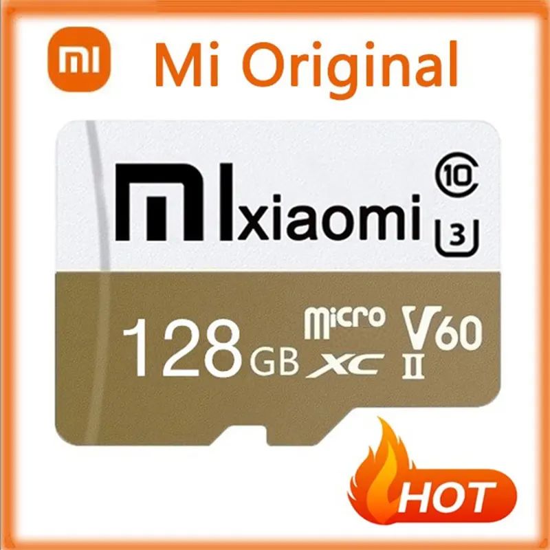 Cartão Micro TF SD Xiaomi de Capacidade Real 1TB 512GB 256GB Cartão de Memória de Alta Velocidade Cartão De Memória 128GB para Sony Lenovo Nintendo
