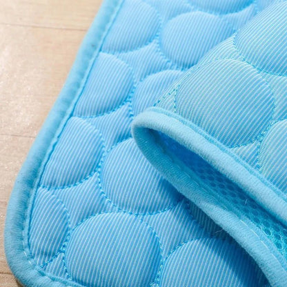 Almofada de resfriamento para cães Tapete de verão para cães Gatos Cobertor Sofá Respirável Cama para cães Tapete de verão para cachorros Capa para assento de carro Suprimentos para animais de estimação