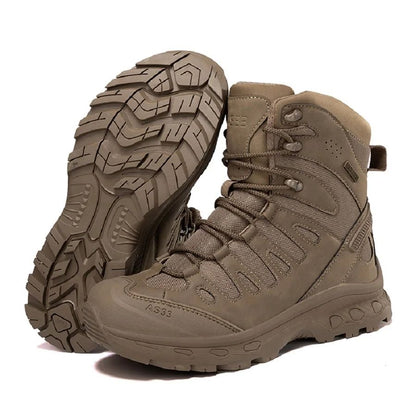 High Top Waterproof Men's Tactical Boots Hiking Shoes Large Size 47 Outdoor Sneakers Hiking Boots Non Slip Motorcycle Boots Men