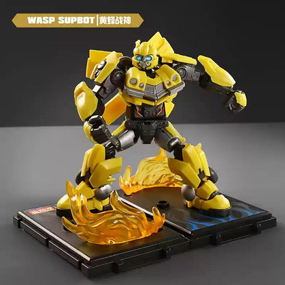 Boneco de Ação do Filme Transformation Op Comandante Bumblebee Mirage Scourge Montagem com Luz