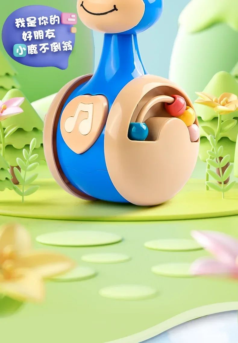 Tumbler Wobbler Toys for Infant Boy Girl - Perfect for Learning To Climb & Early Education! Roly Poly Baby Toys 6 To 12 Months