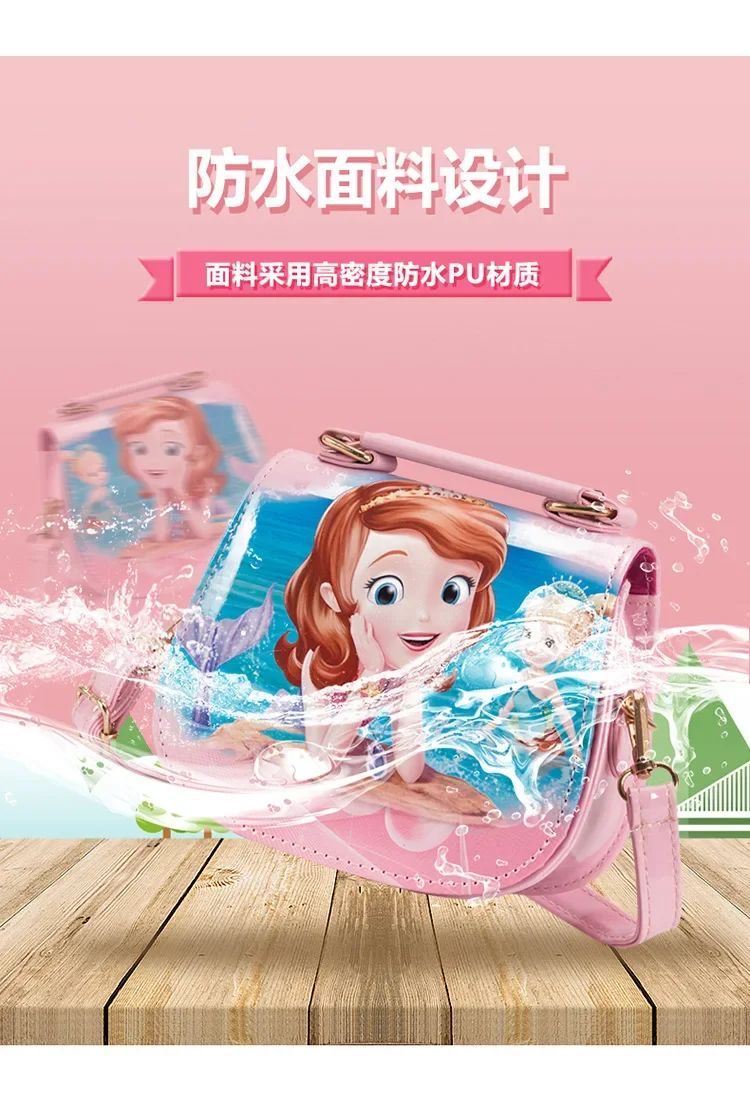 Disney Frozen 2 Elsa Anna Princesa Brinquedos Infantis Bolsa de Ombro Menina Princesa Sofia Bolsa de Mão Infantil Bolsa de Compras Fashion para Crianças Presente