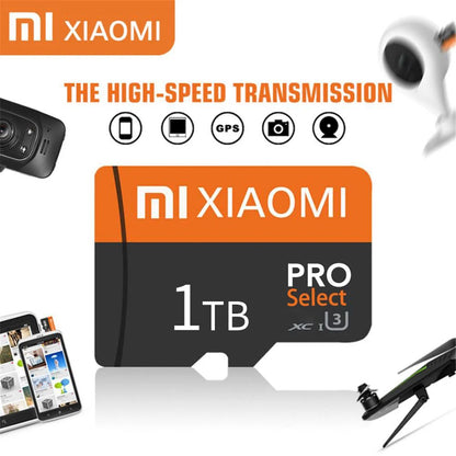 Cartão Micro TF SD Xiaomi de Capacidade Real 1TB 512GB 256GB Cartão de Memória de Alta Velocidade Cartão De Memória 128GB para Sony Lenovo Nintendo