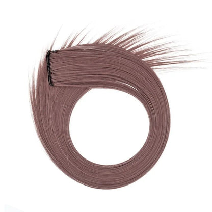 22 Polegadas Sintético Longo Liso Clip In Extensões de Cabelo Perucas de Alta Temperatura Cores do Arco-Íris Acessórios de Cabelo para bom 2026