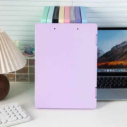 A4 File Clipboard Large Capacity Board 2 - in - 1 High - Value Folder: For Student Papers, Office Writing & Document Storage